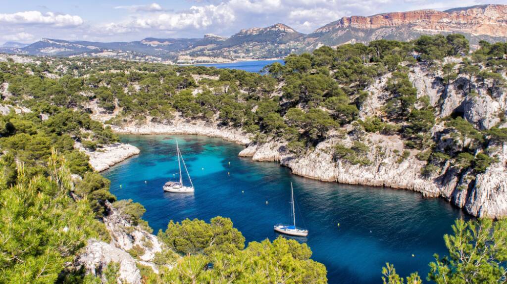 Les calanques de Marseille.